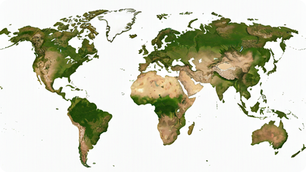Carte du monde